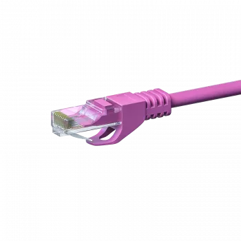 DSIT CAT 6 U/UTP Netzwerkkabel, 10m, Pink, CCA, RJ45, Gigabit Ethernet, 250MHz