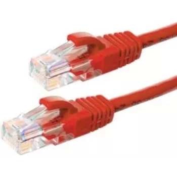 DSIT DC-55-020 CAT5e U/UTP Netzwerkkabel, 2 m, Rot, 100% Kupfer
