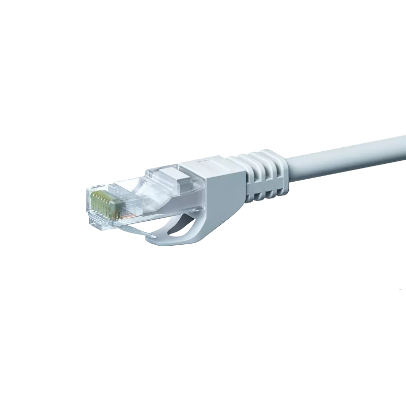 DSIT CAT5e U/UTP Netzwerk-Patchkabel, 10m, Weiß, 100% Kupfer (DC-52-100)
