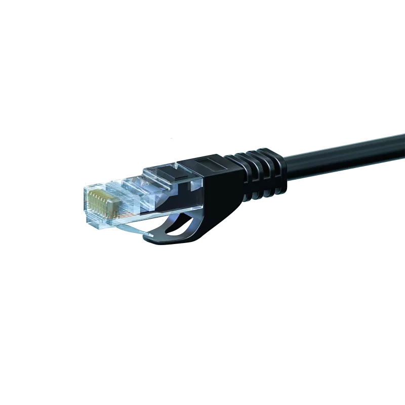 DSIT CAT 5e U/UTP Netzwerk-Patchkabel, 0,25 m, Schwarz, CCA, RJ45, Gigabit Ethernet