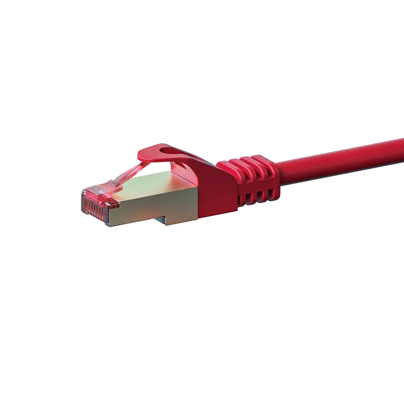 DSIT CAT 6 Netzwerkkabel LSOH - S/FTP - 1,50 m - Rot (DC-S65-015)