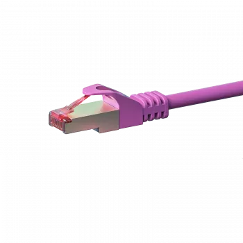 DSIT CAT 6 S/FTP LSOH Patchkabel, RJ45, 15m, Pink