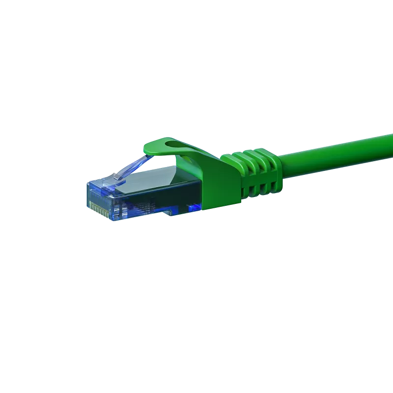 DSIT UTP CAT6a Kabel 0,25 m grün - 100% Kupfer (DC-U6A3-002)