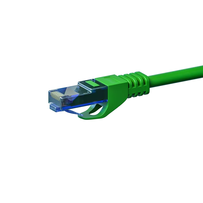 DSIT UTP CAT6a Kabel 0,25 m grün - 100% Kupfer (DC-U6A3-002)