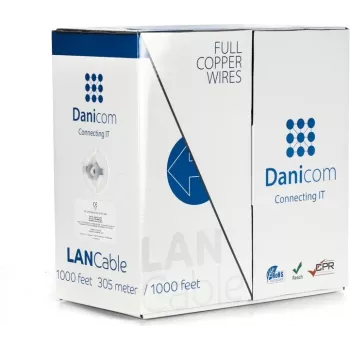 DSIT DANICOM CAT6 UTP 305m Solid Core Kabel - LSZH (Dca)