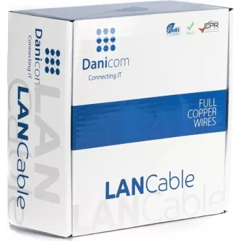 DSIT DANICOM CAT6 UTP 100m Solid Core Kabel - LSZH (Dca)