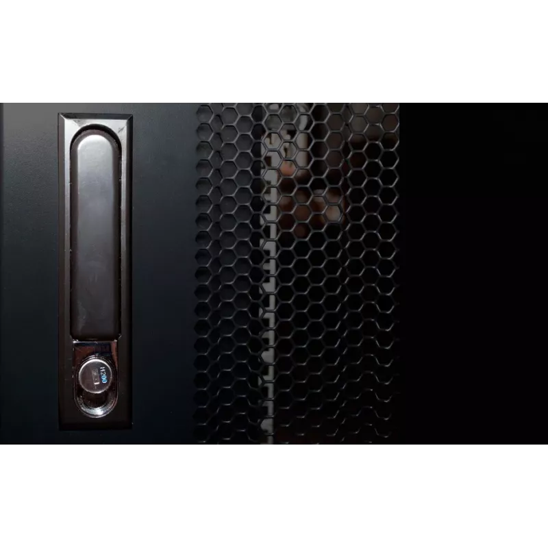 DSIT 22U 19 inch Server-Schrank mit perforierter Fronttür 600x1200x1200mm Schwarz