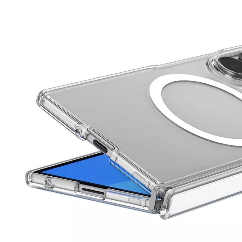 SPIGEN Ultra Hybrid Pro MagSafe Hülle für Samsung Galaxy Z Fold 8 Ultra Klar/Weiß