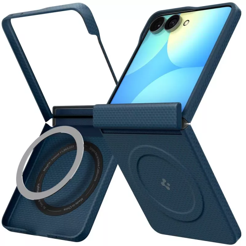 SPIGEN AirSkin Aramid MagSafe Hülle für Samsung Galaxy Z Flip 8 - Navy