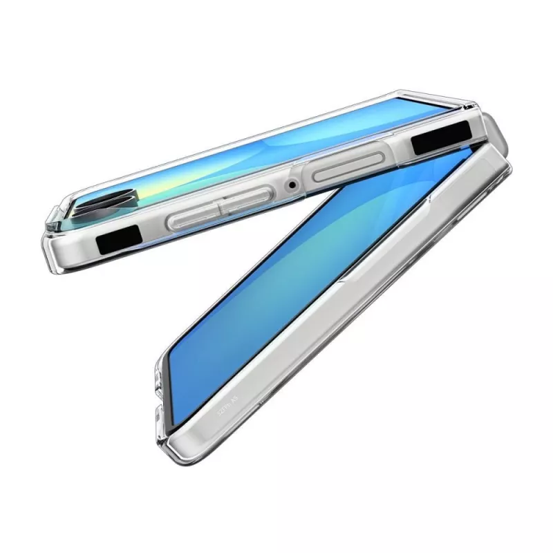 SPIGEN AirSkin MagSafe Galaxy Z Flip 8 Hülle Transparent/Weiß