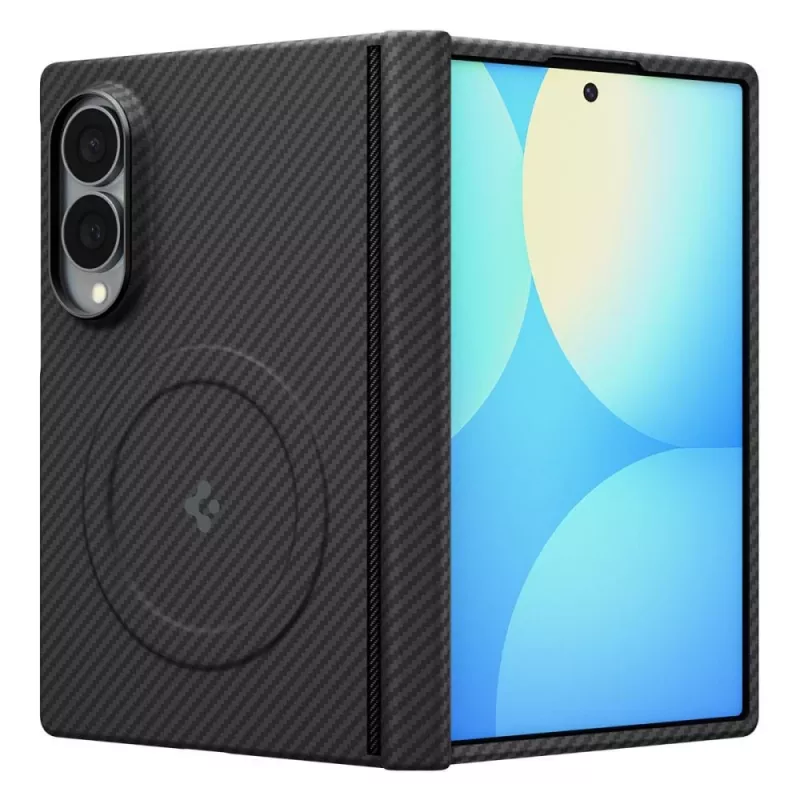 Spigen AirSkin Aramid MagSafe Hülle für Samsung Galaxy Z Fold 8 - Schwarz
