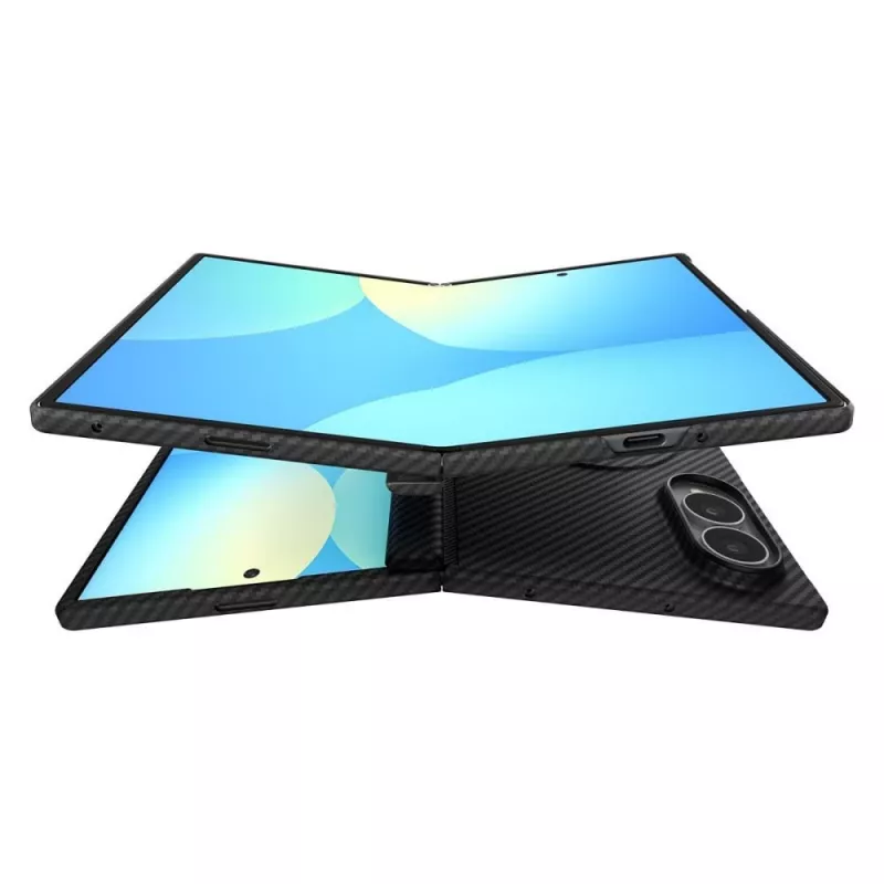 Spigen AirSkin Aramid MagSafe Hülle für Samsung Galaxy Z Fold 8 - Schwarz