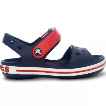 Crocs Crocband Sandale Kinder Navy Blau Rot 12856-485