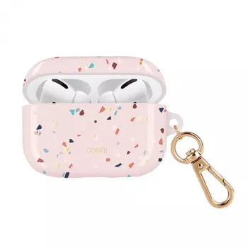 UNIQ Coehl Terrazzo Hülle für Apple AirPods Pro – Blush Pink