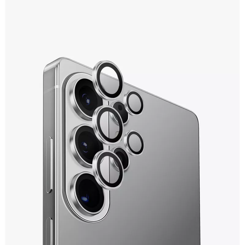 UNIQ Optix Aluminium-Kamera-Linsenschutz für Samsung Galaxy S26 Ultra - Schwarz