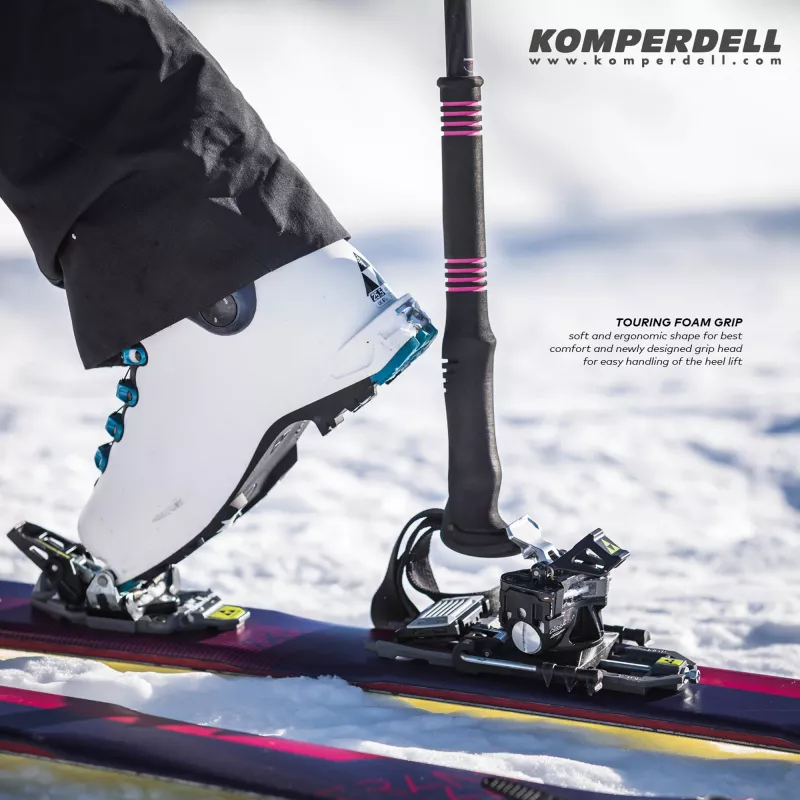 Komperdell Carbon C2 Ultralight Skitourenstöcke - Schwarz/Orange