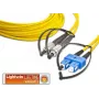 Lightwin LDP-09 FC-SC 10.0 Duplex-Singlemode-LWL-Patchkabel, FC auf SC, OS2, 10 m, Gelb