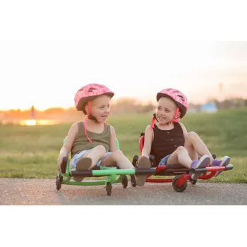 EzyRoller Classic Pink Ride-On-Spielzeug für Kinder von 3-12 Jahren