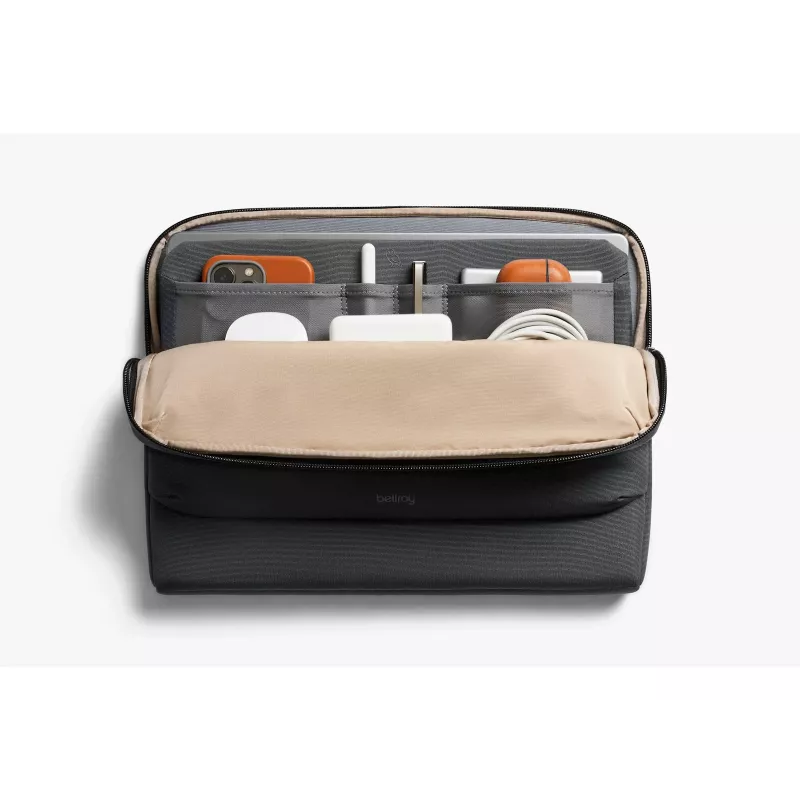 Bellroy Laptop Caddy 16 inch Schiefergrau - Schlanke Schutzhülle mit Zubehörtaschen