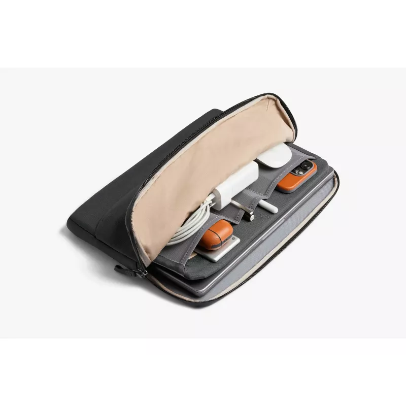 Bellroy Laptop Caddy 16 inch Schiefergrau - Schlanke Schutzhülle mit Zubehörtaschen