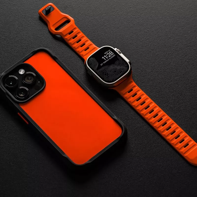 TECH-PROTECT Iconband Line Apple Watch Armband (42/44/45/49 mm) Orange