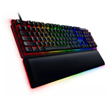 Razer Huntsman V2 kabelgebundene Gaming-Tastatur, Analog Optical Switches, nordisches Layout, RGB, schwarz (RZ03-03610600-R3N1)