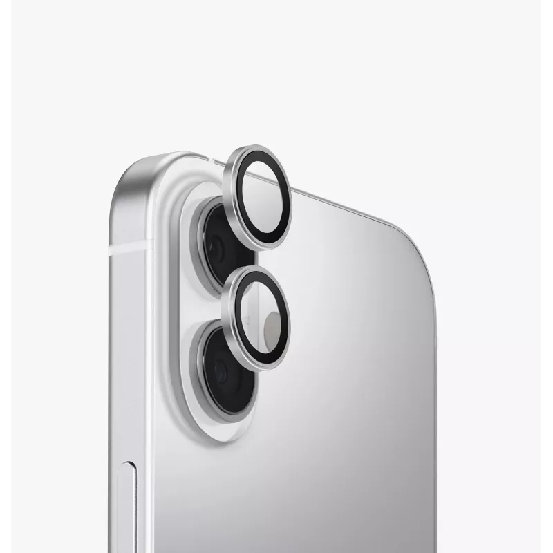 UNIQ Optix Aluminium Kameraobjektivschutz mit Applikator für Apple iPhone 17, Blau