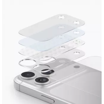 UNIQ Optix Aeroshield+ Kamera-Modul-Schutz für iPhone 17 Pro Max Transparent