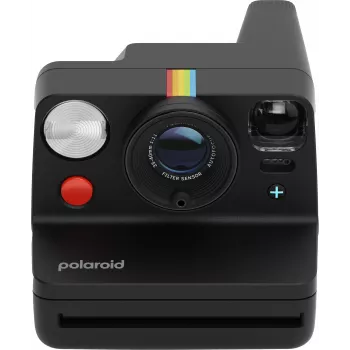 Polaroid Everything Box Now+ Gen 3 Schwarz Sofortbildkamera-Set mit 2x Color 600 Film Doppelpack