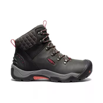 KEEN Damen Revel III wasserdichter Winterstiefel, Schwarz/Rosa, 7.5
