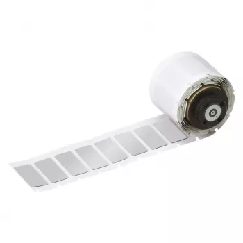 BRADY M710 Etikettendrucker-Etiketten - weißes Polyester, 31,75 mm x 25,4 mm, permanent haftend, 2500 Etiketten/Rolle