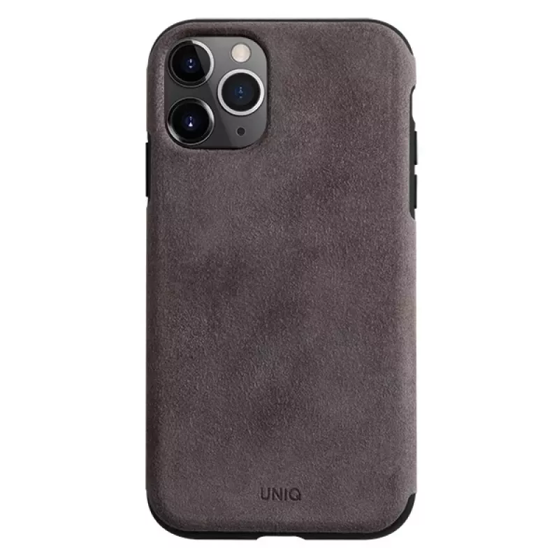 UNIQ Sueve iPhone 11 Pro Hülle aus Liquid Silicone, Taupe Warm Grey