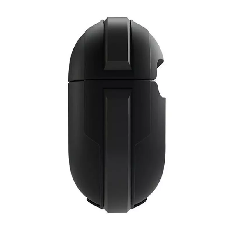 UNIQ Valencia Antimicrobial Hülle für Apple AirPods 3. Generation - Mitternachtsschwarz