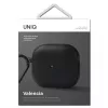 UNIQ Valencia Antimicrobial Hülle für Apple AirPods 3. Generation - Mitternachtsschwarz