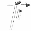 Komperdell FXP Carbon The Erlkonig Laufstöcke 130 cm, Schwarz/Weiß