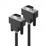 ALOGIC VGA-MM-02 2m VGA-zu-VGA-Kabel mit Audio, Schwarz