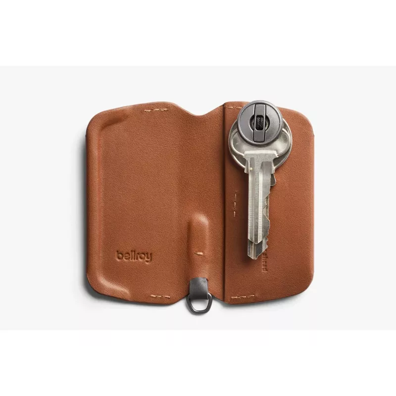 Bellroy Key Cover 3rd Edition Karamell-Leder Schlüsselorganizer