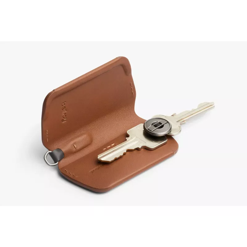 Bellroy Key Cover 3rd Edition Karamell-Leder Schlüsselorganizer