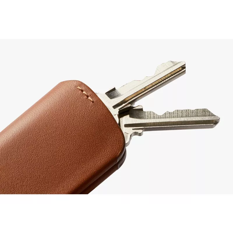 Bellroy Key Cover 3rd Edition Karamell-Leder Schlüsselorganizer