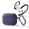 UNIQ Nexo Silikonhülle mit Ohrbügeln für Apple AirPods Pro 2. Generation (2022/2023) - Feigenviolett