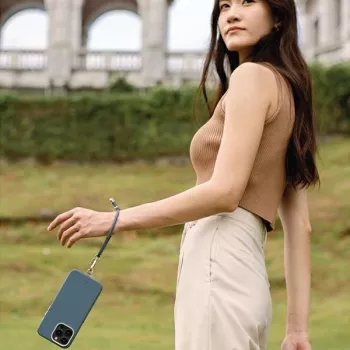 UNIQ Coehl Laurel Universelle Handschlaufe für Telefone Schwarz