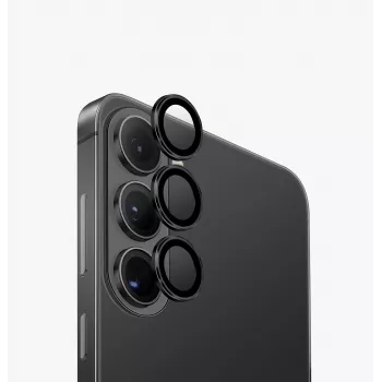 UNIQ Optix Aluminium-Kameraobjektivschutz für Samsung Galaxy S26 / S26+ - Silber