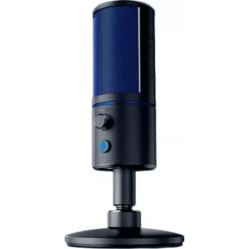 Razer Seiren X Kardioid-Kondensatormikrofon, PS4-Version, schwarz (RZ19-02290200-R3G1)