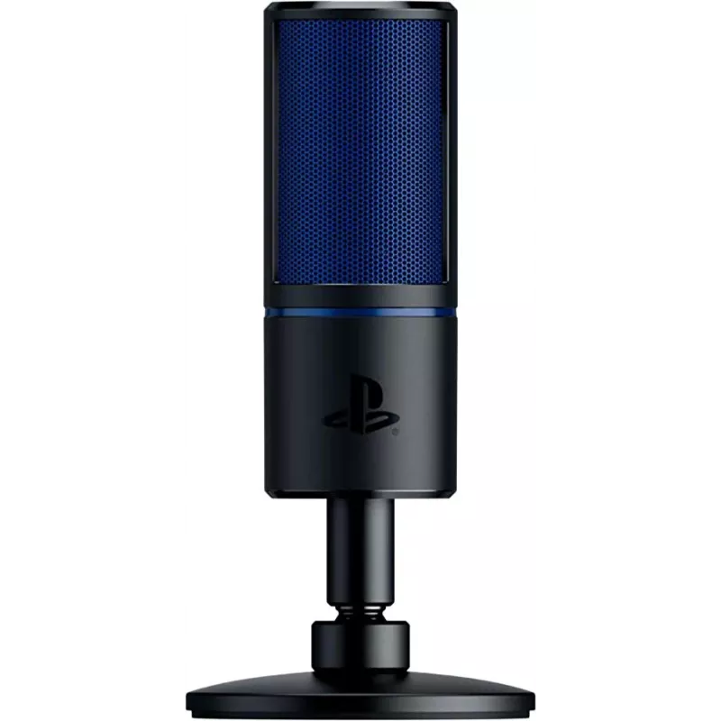 Razer Seiren X Kardioid-Kondensatormikrofon, PS4-Version, schwarz (RZ19-02290200-R3G1)