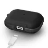UNIQ Valencia Antibakterielle Hülle für AirPods Pro – Mitternachtsschwarz