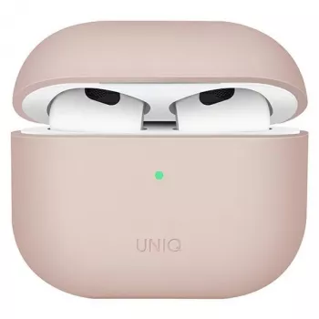 UNIQ Lino Silikonhülle für Apple AirPods 3. Generation - Blush Pink