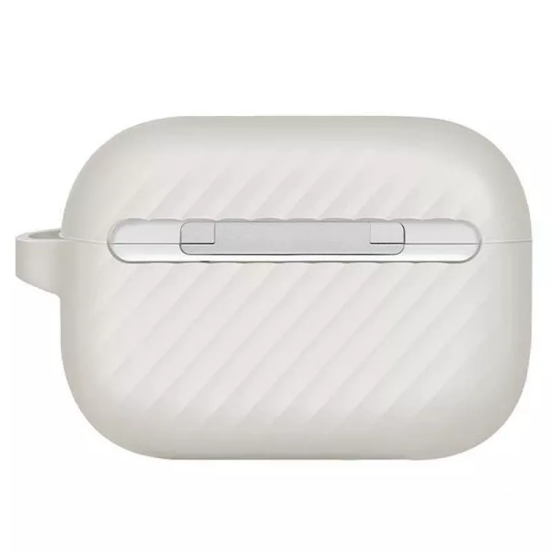 UNIQ Vencer Silikonhülle für Apple AirPods Pro 2. Generation (2022/2023) - Kreidegrau