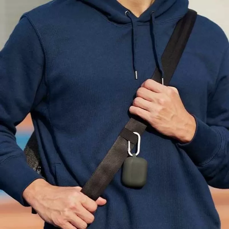 UNIQ Vencer Silikonhülle für Apple AirPods Pro 2. Generation (2022/2023) - Kreidegrau