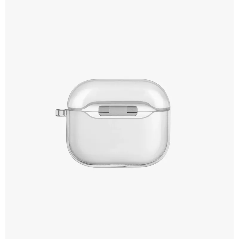 UNIQ Glase Hülle für Apple AirPods 4 Glänzend Rauch