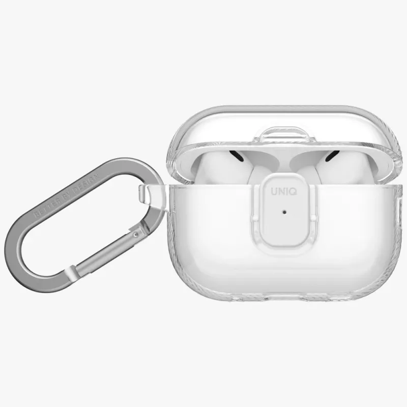 UNIQ Glase Pro Lock Case für AirPods Pro 3, Clear